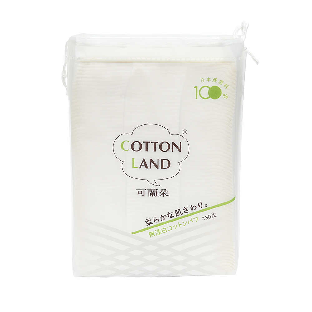 COTTON LAND UNBLEACHED COTTON PUFF 180s