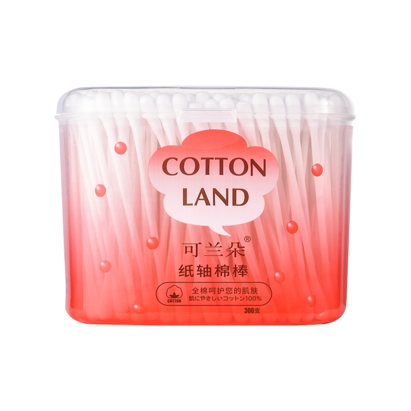 可兰朵纸轴棉棒300支